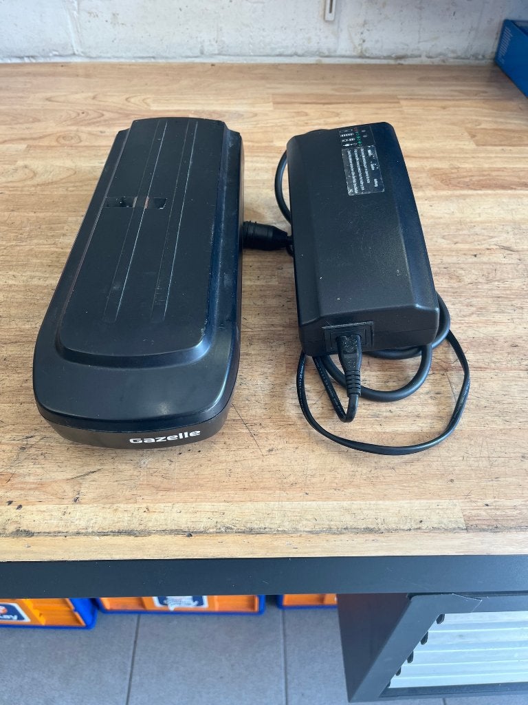 Gazelle fietsaccu 36v – 1.4Ah – 416Wh, Ophalen, Gebruikt