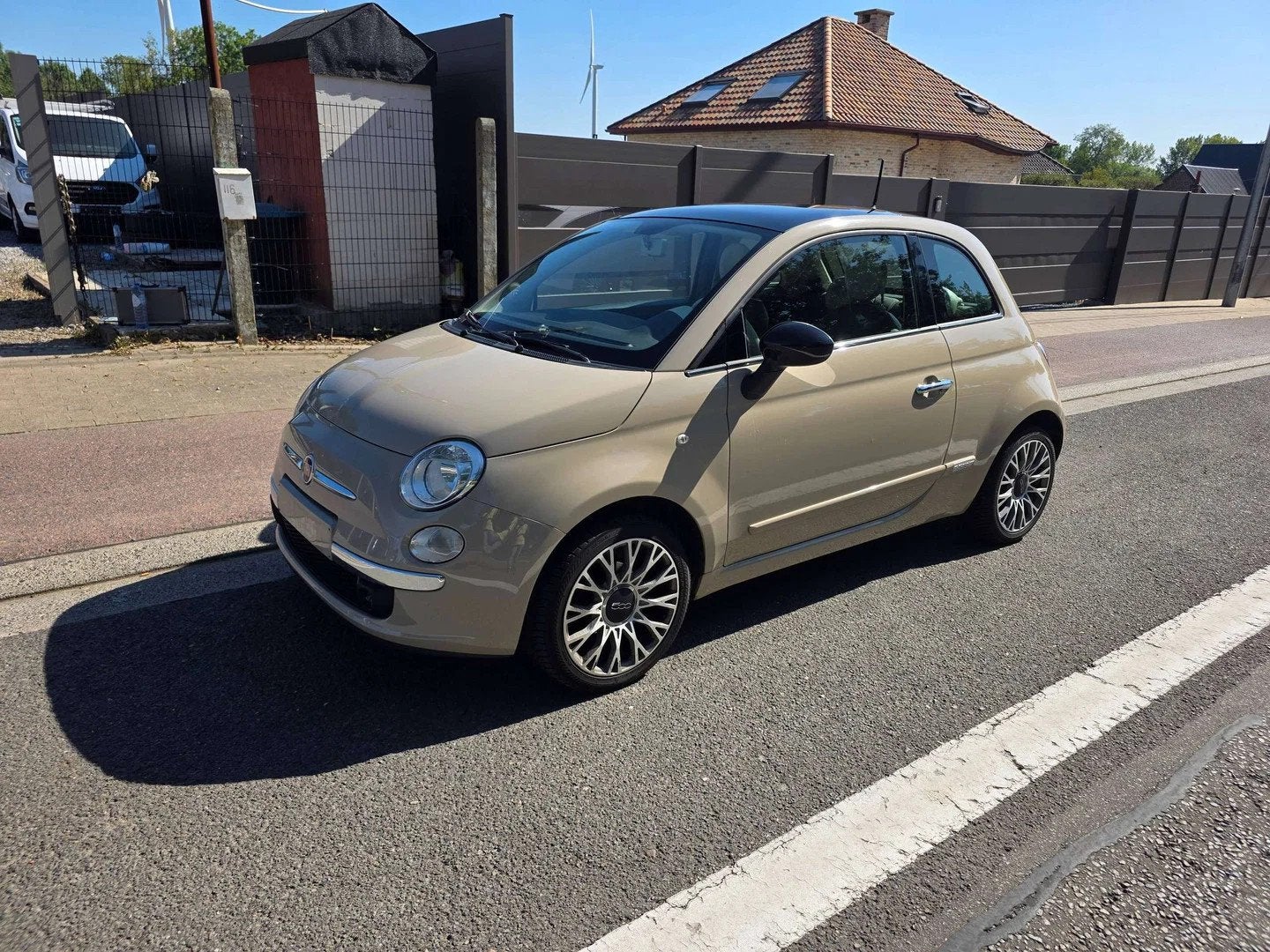 Fiat 500 1.2i La petite Robe noire MTA AUTOMAAT 1EIG. ZEER, Auto's, Fiat, Automaat, 4 zetels, Gebruikt, 4 cilinders