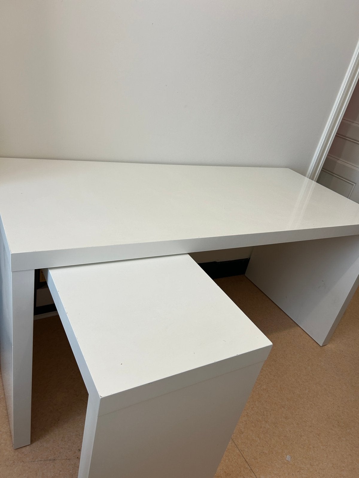 IKEA MALM desk, Maison & Meubles, Enlèvement, Utilisé, IKEA, Bois