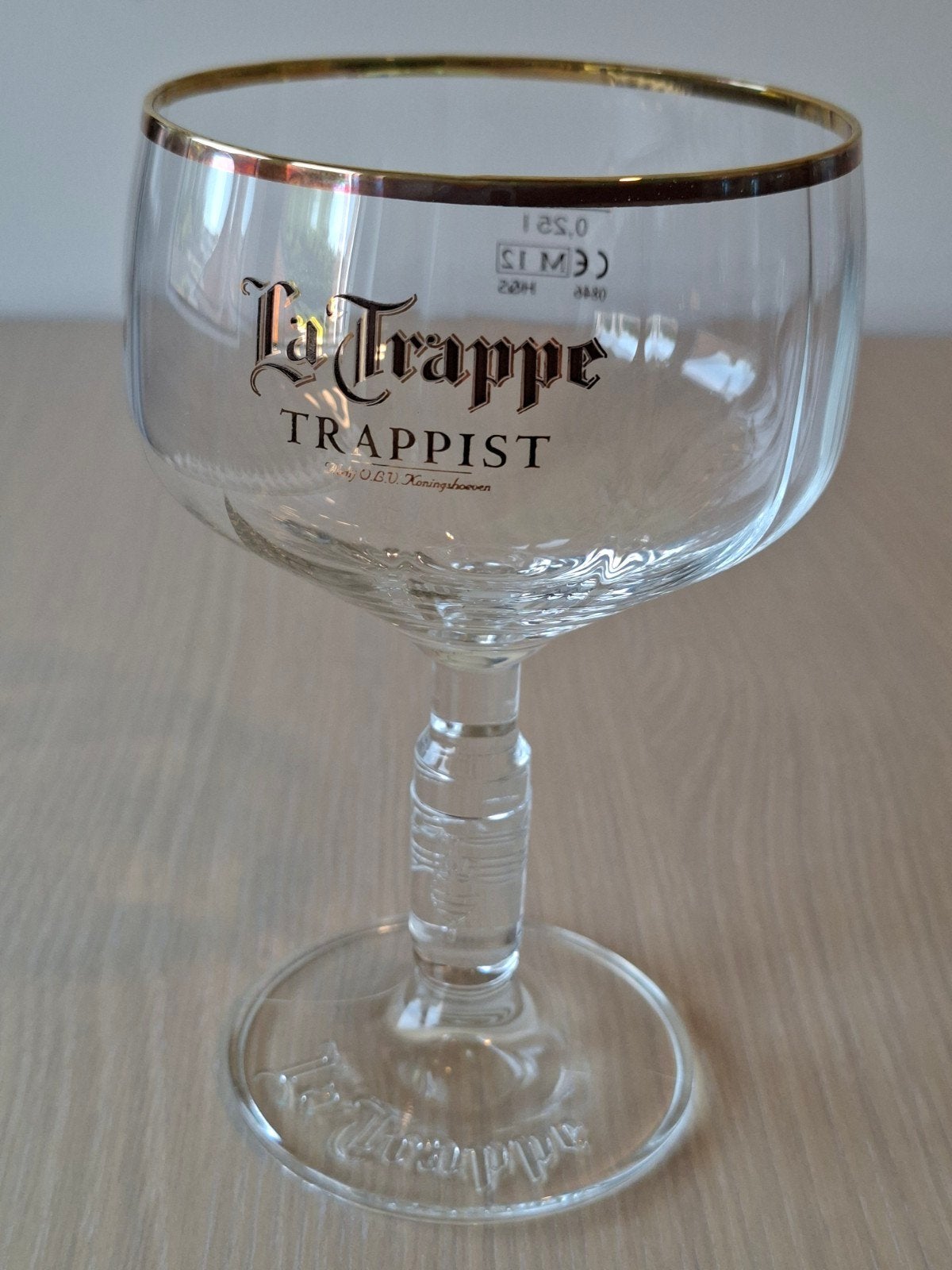 1 verre trappiste La Trappe, Collections, Enlèvement, La Trappe