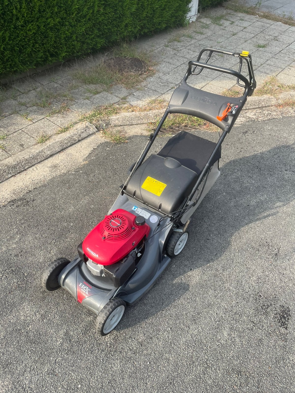 Grasmaaier honda hrx 476 met 12 versnellingen, Ophalen, Zo goed als nieuw, Opvangzak