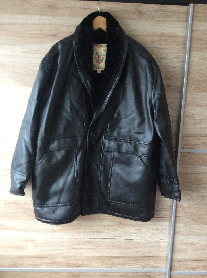 Lederen herenjas, Kleding | Heren, Nicola D'Angelo, Zwart, Maat 56/58 (XL), Ophalen of Verzenden