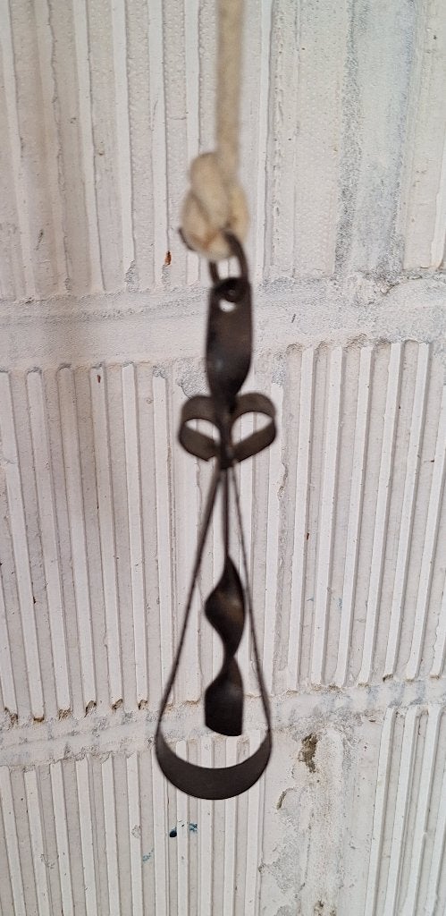 Vintage nugget: gehamerde koperen gong — Zwitserse oorsprong, Antiek en Kunst, Ophalen, Koper
