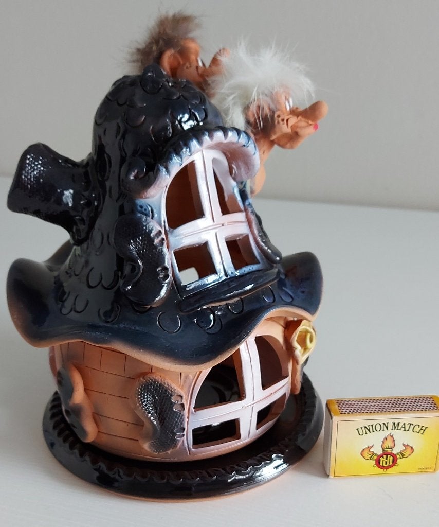 erotisch getint theelicht / kaarshouder (huisje), Ophalen of Verzenden, Kaars