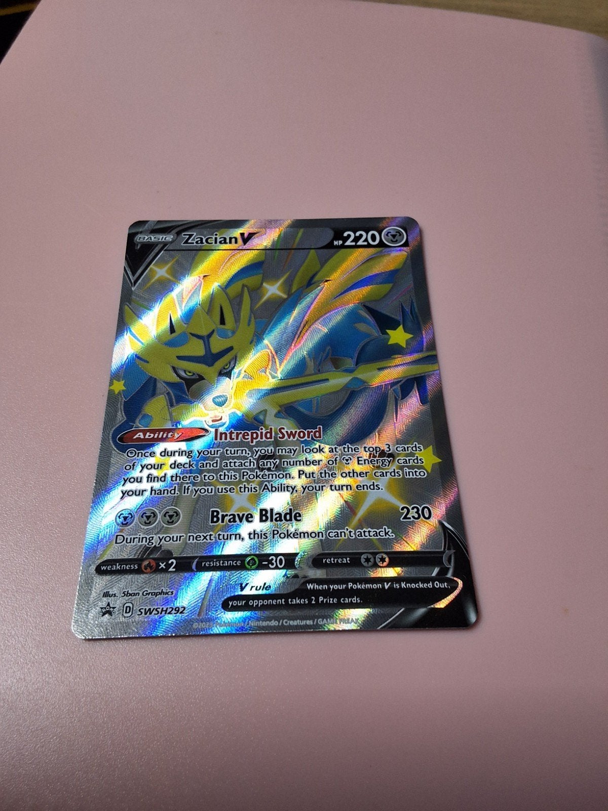 zacian SWSH292, Ophalen