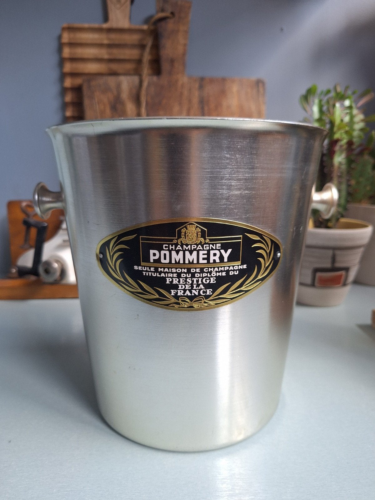Vintage Champagnekoeler Pommery, Ophalen of Verzenden, Gebruikt, Gebruiksvoorwerp