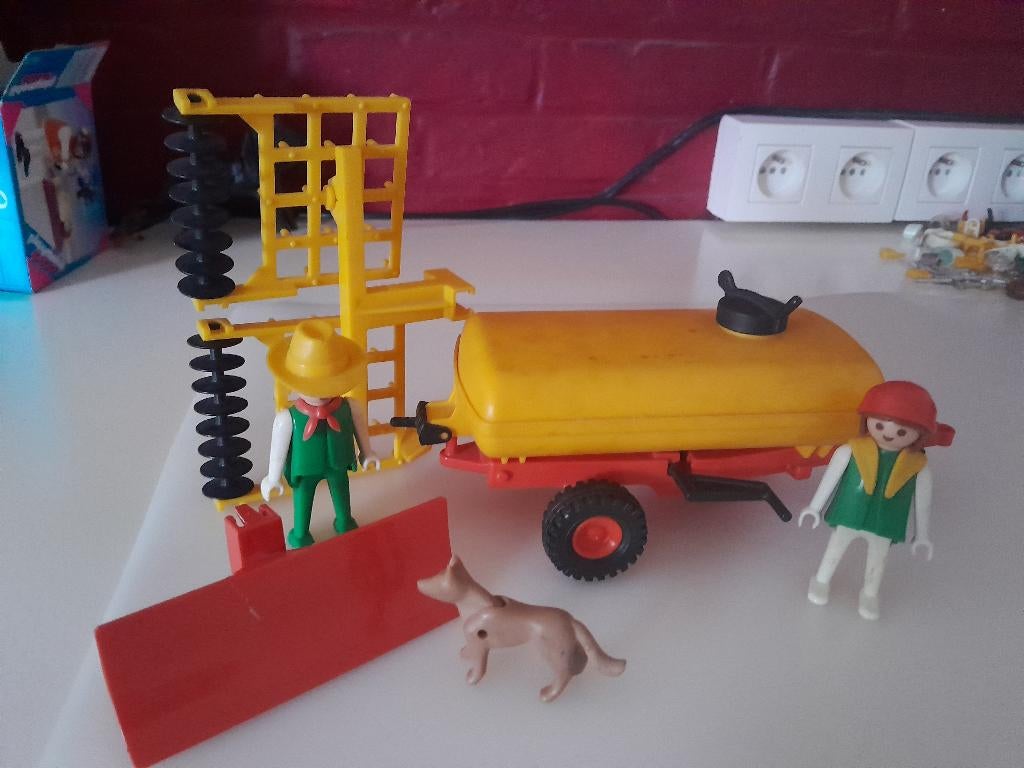 playmobil vintage mestkar, Ophalen of Verzenden, Zo goed als nieuw, Complete set