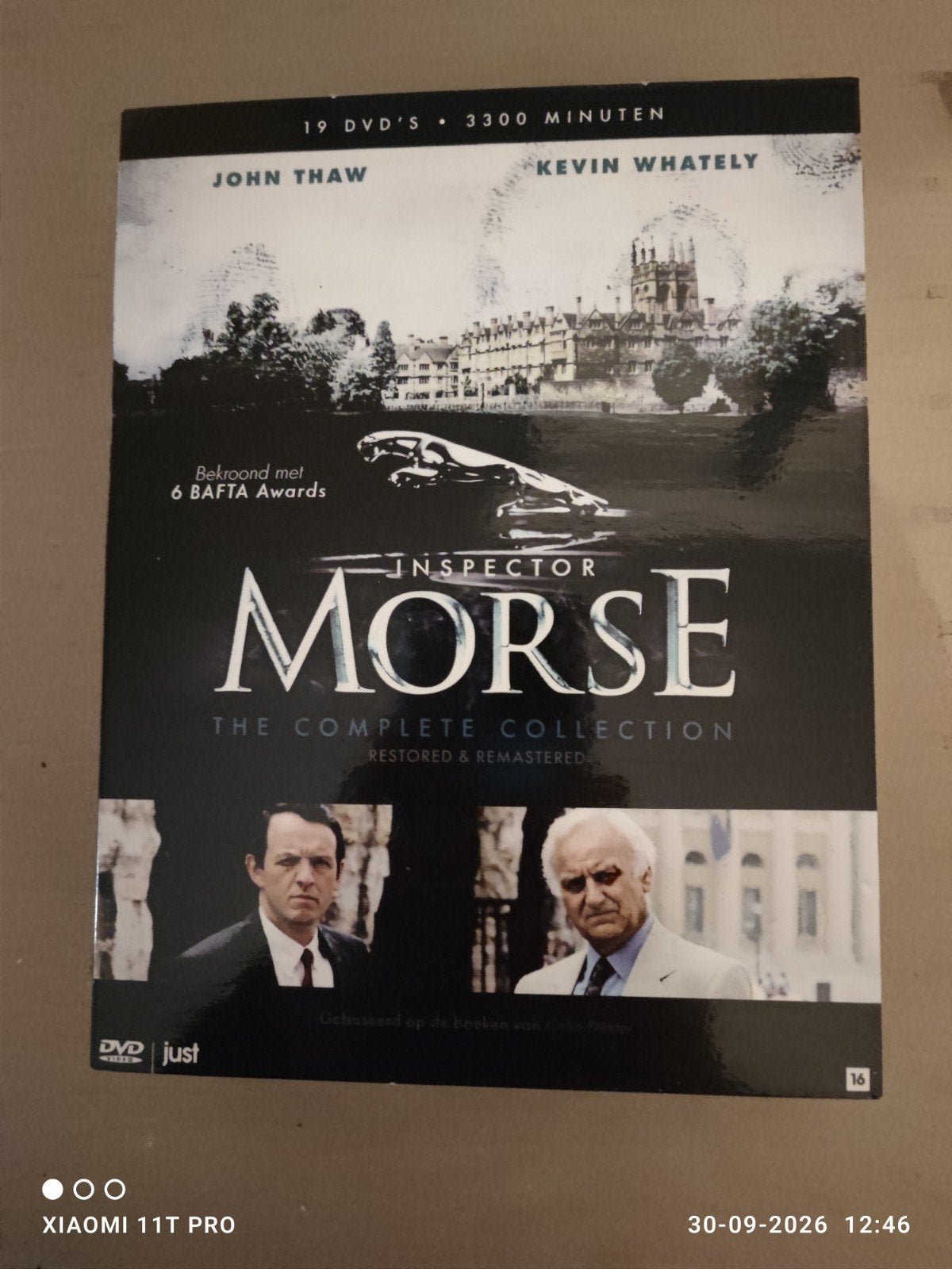 inspector Morse complete series dvd, Ophalen of Verzenden, Zo goed als nieuw