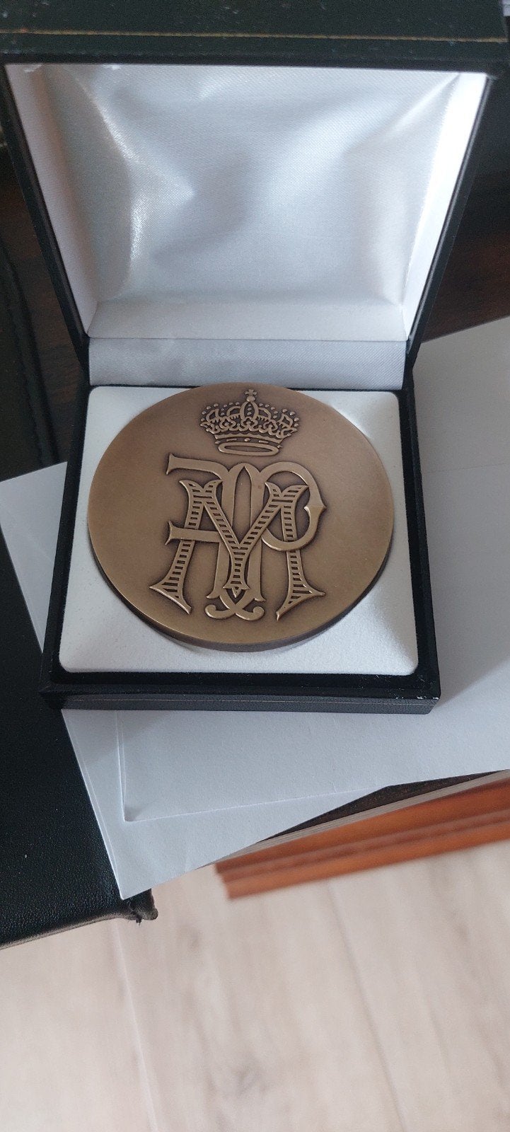 bronzen herdenkingsmedaille, Ophalen of Verzenden
