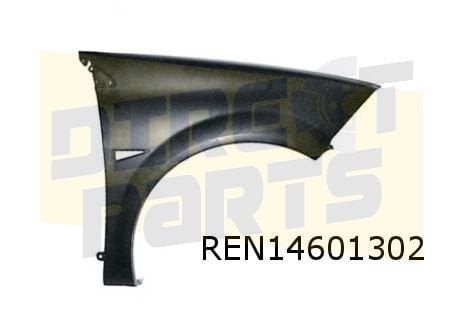 Renault Megane II (9/02-12/08) voorscherm Rechts Origineel!, -, -, Nieuw, Spatbord