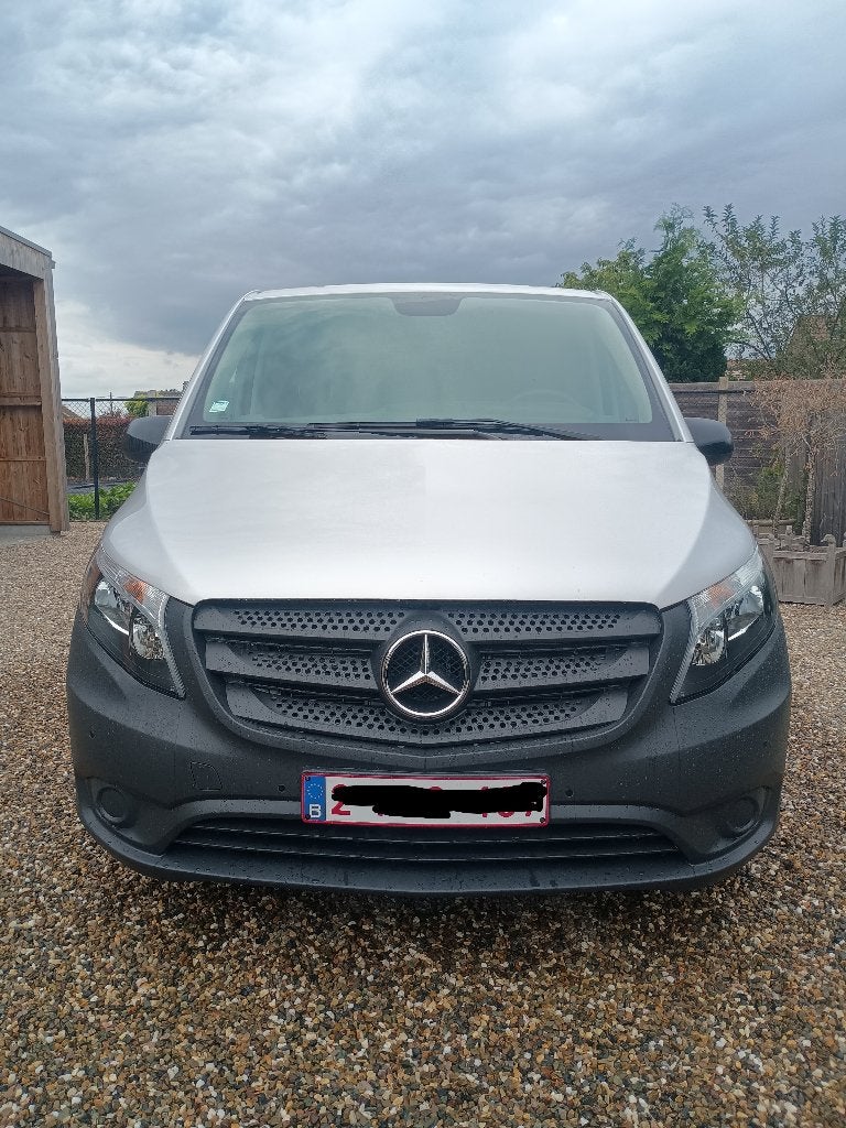 Mercedes Vito 116 automaat perfecte staat, lage km's, Autos, Argent ou Gris, Achat, Euro 6, 3 places