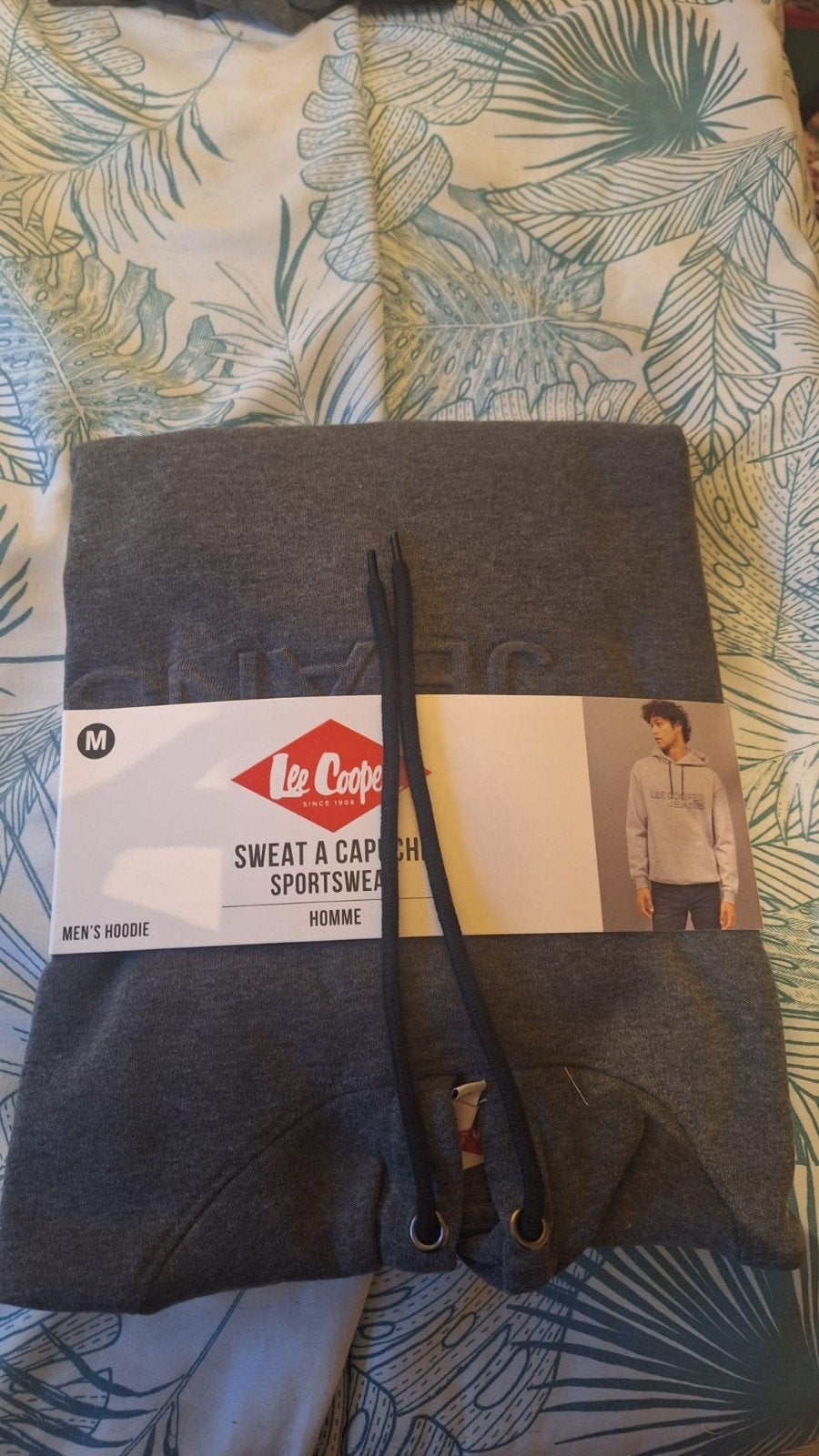 Lee Cooper hoodie (donkergrijs), Lee cooper, Maat 48/50 (M), Nieuw, Ophalen of Verzenden