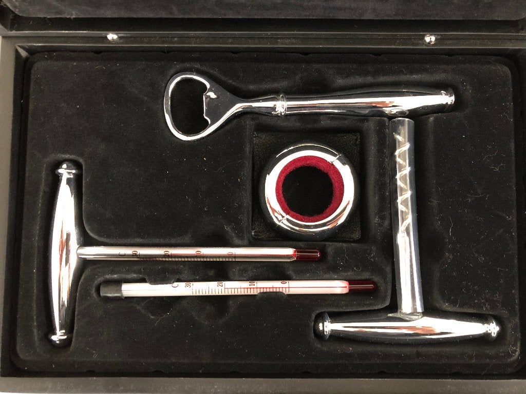 Thermomètre à Vin en Argent Plaqué, Neuf, Moderne, Métal, Enlèvement ou Envoi