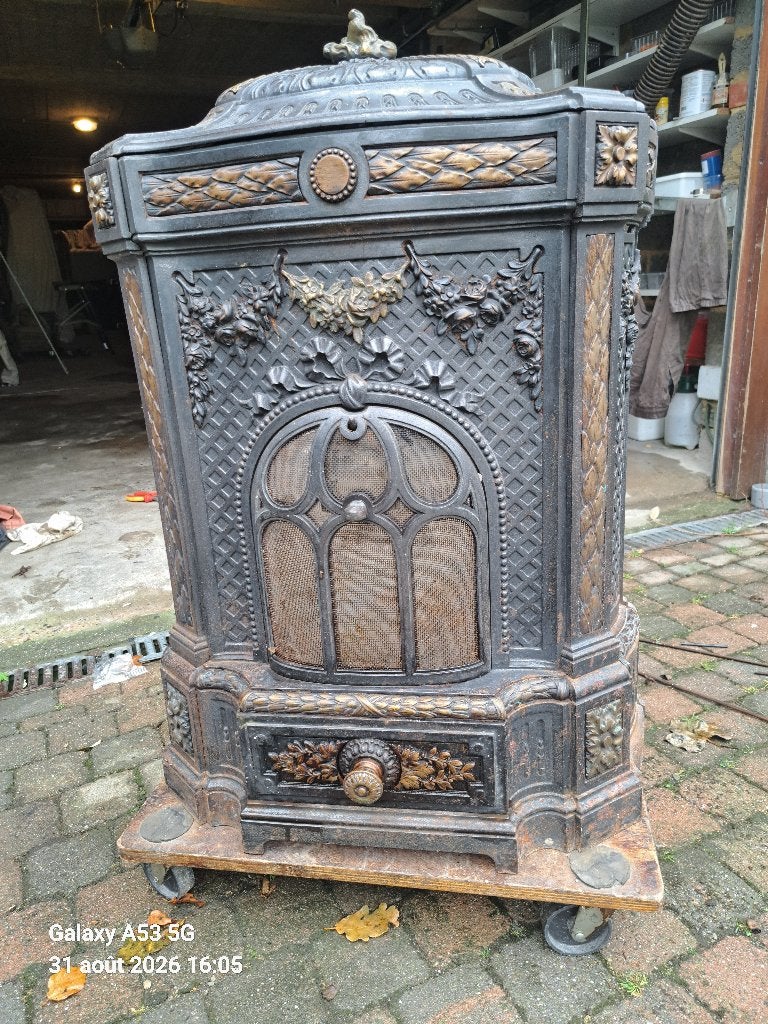DECORATIEVE KACHEL, Huis en Inrichting, Ophalen, Gebruikt, Overige brandstoffen, Houtkachel