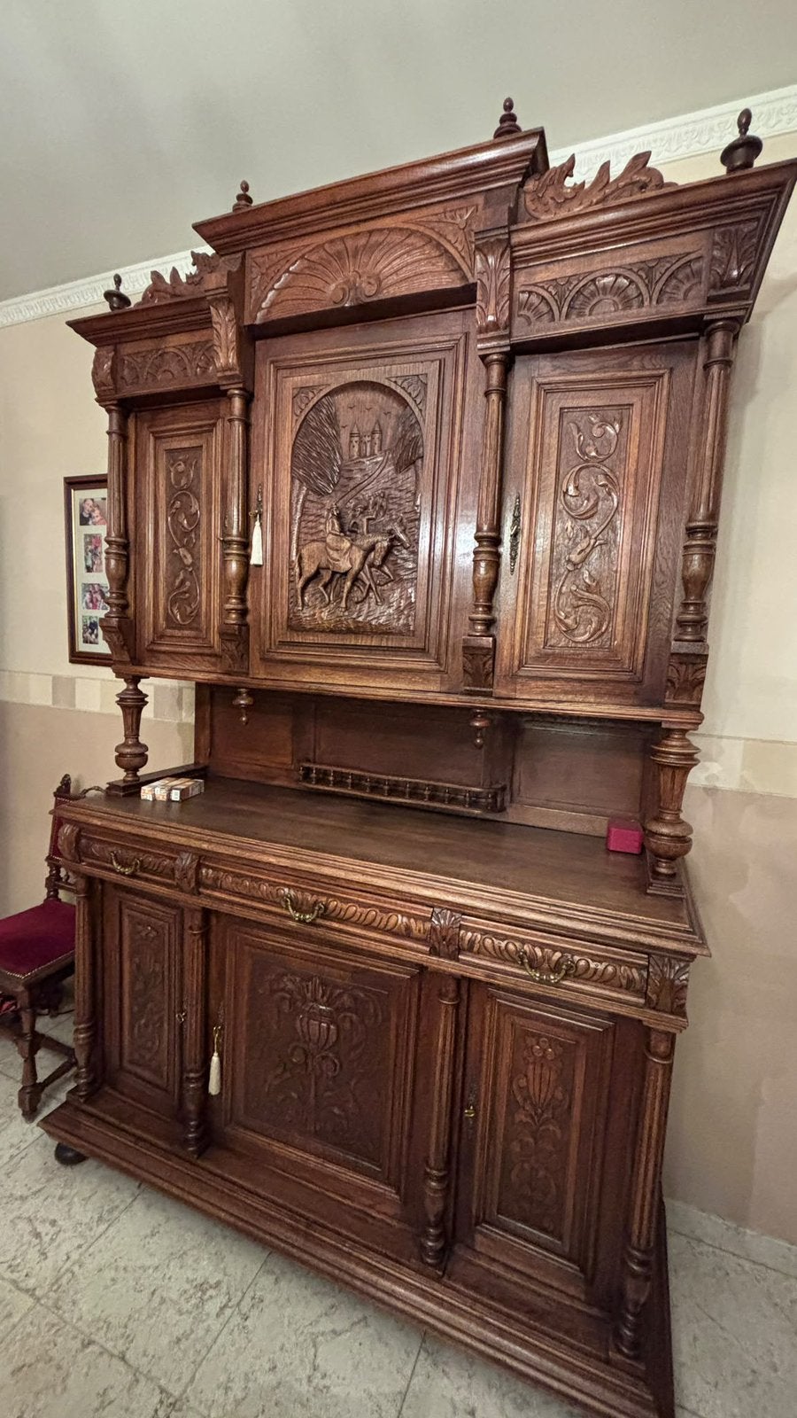 Antieke kast, Ophalen