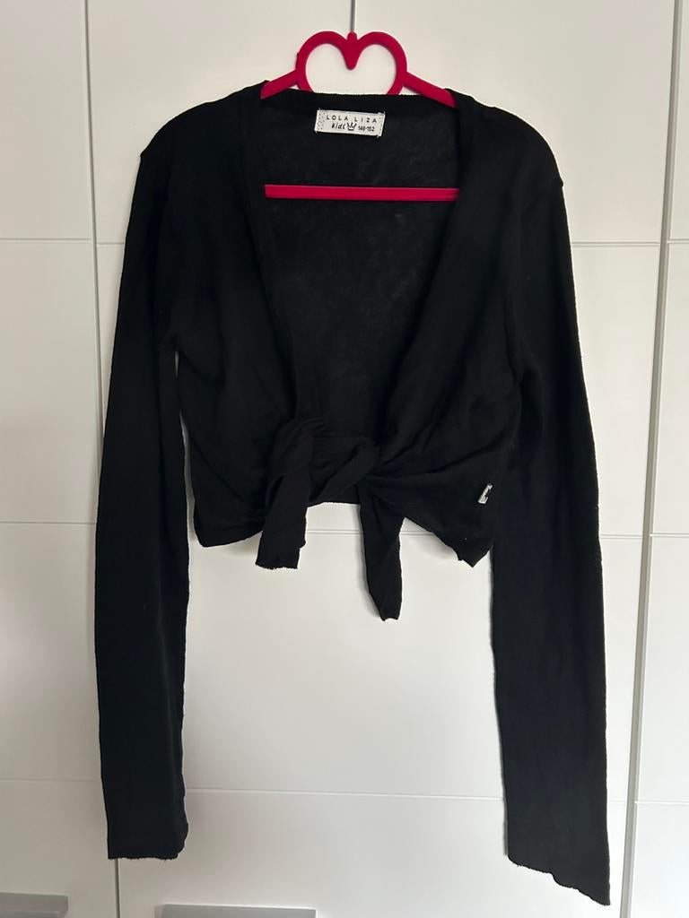 Zwarte bolero maat 146/152, Enfants & Bébés, Vêtements enfant | Taille 146, Enlèvement ou Envoi, Comme neuf