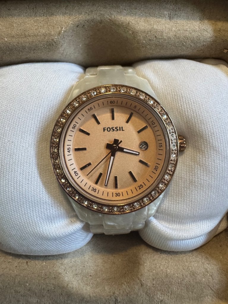 Fossil horloge - Dames, Handtassen en Accessoires, Horloges | Dames, Ophalen, Overige materialen, Fossil, Polshorloge