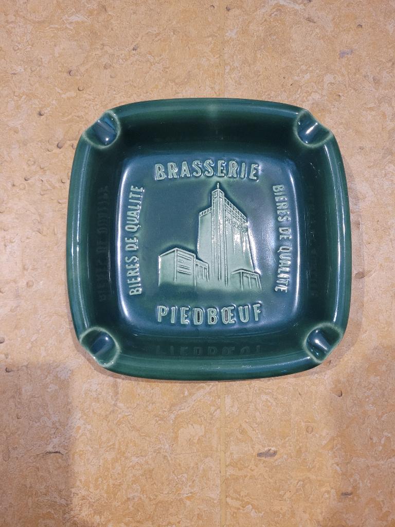 cendrier publicitaire brasserie piedboeuf, Collections, Marques & Objets publicitaires, Utilisé, Autres types, Enlèvement ou Envoi