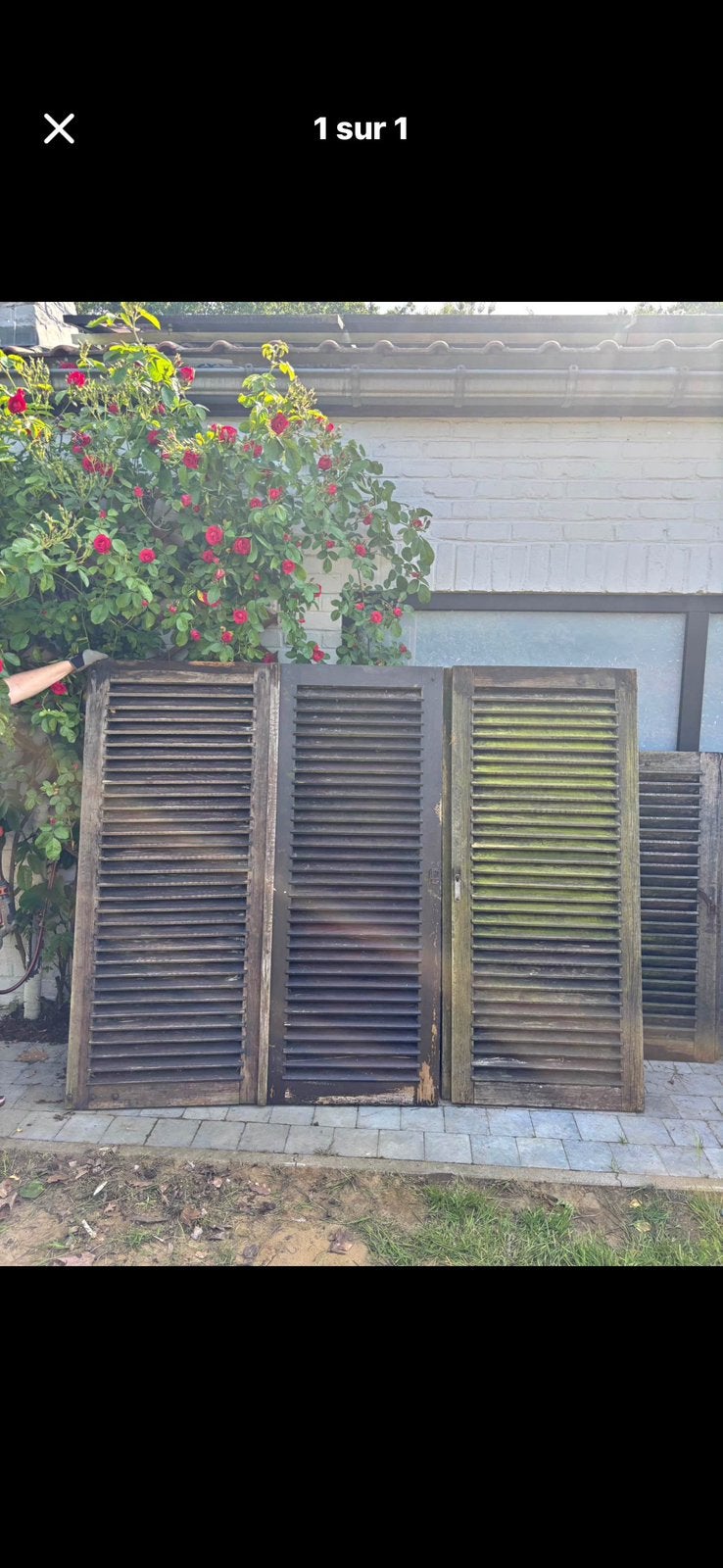 Volet, Bricolage & Construction, Volets, Enlèvement, Utilisé