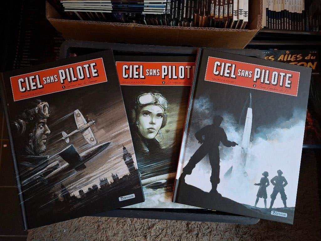 CIEL SANS PILOTE TOMES 1 à 3 SERIE COMPLETE TBE TOUS EO, Série complète ou Série, Enlèvement ou Envoi, Comme neuf