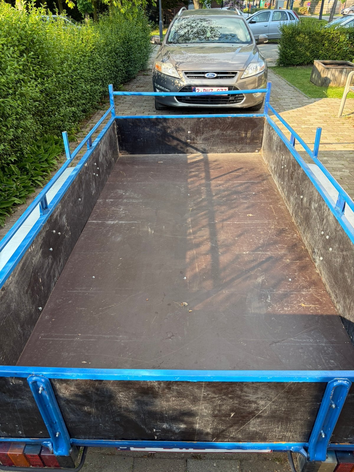 Aanhangwagen dubbelas 750kg, Enlèvement, Utilisé