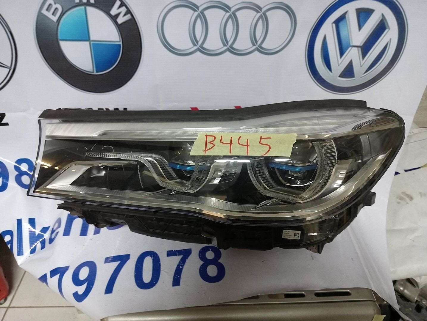 BMW 7 G11 G12 KOPLAMP 740870301, -, Utilisé, -, Enlèvement ou Envoi