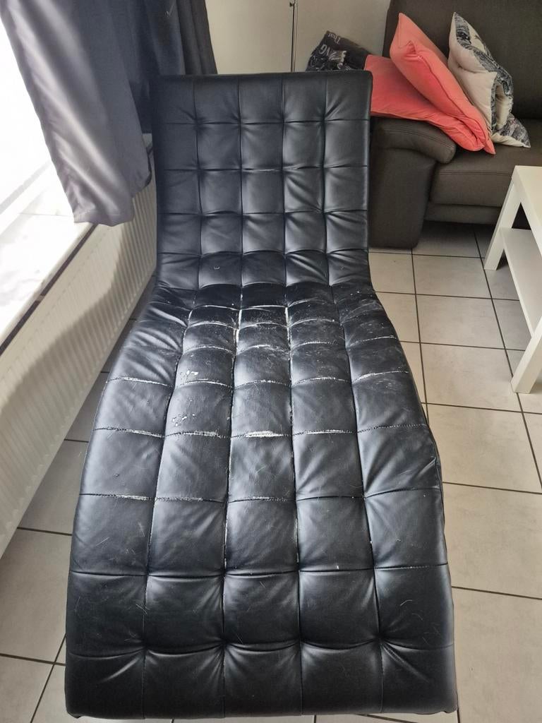 Sofa zwart., Huis en Inrichting, Ophalen, Zwart