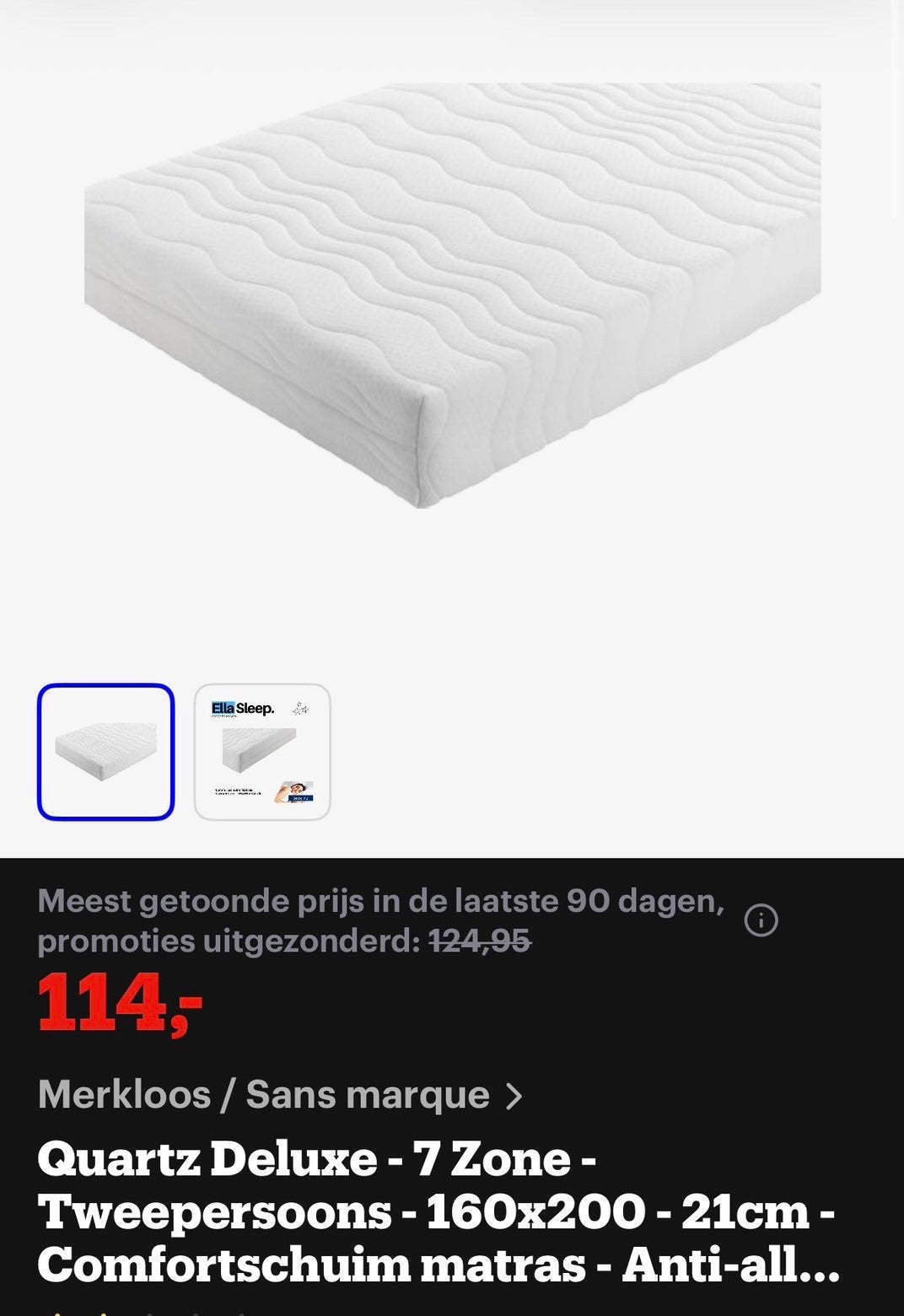Wit metaal bed 160x200 2 maanden gebruikt mag weg voor 80, Matelas, Comme neuf, Enlèvement, 200 cm