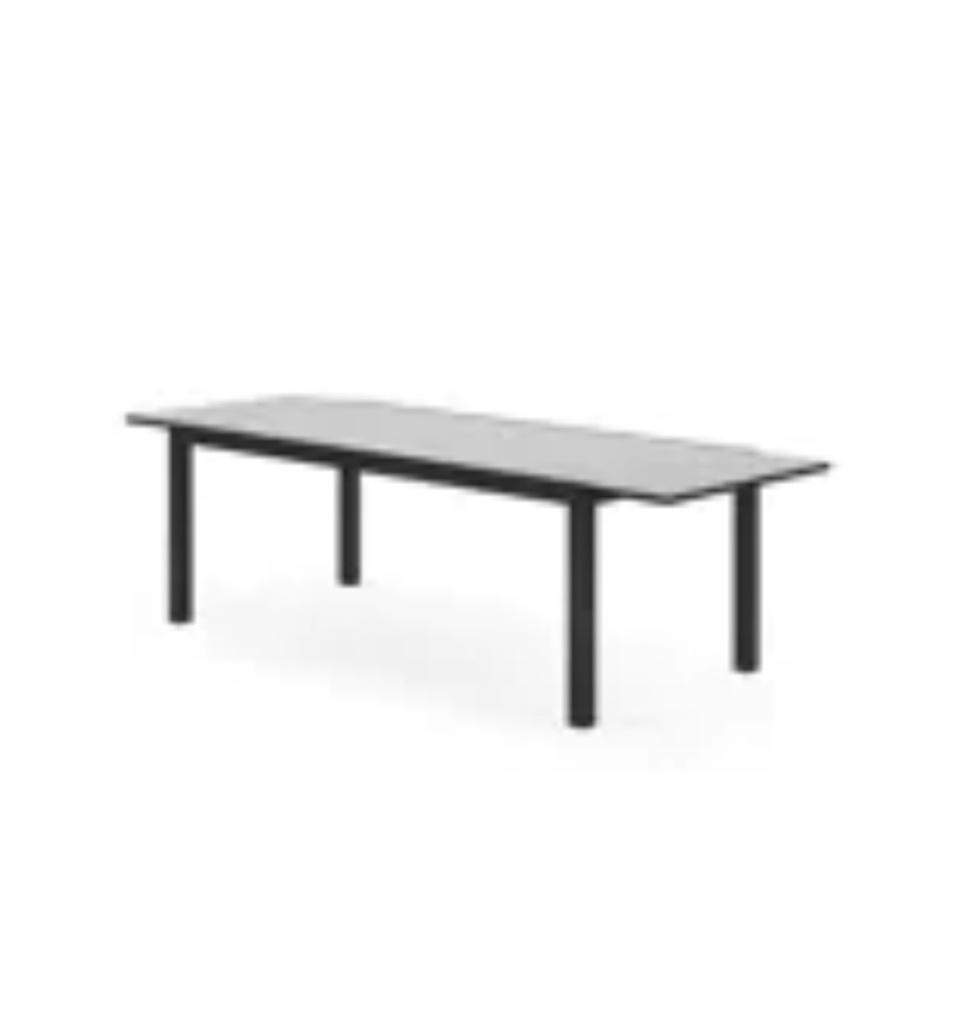 Tuintafel en stoelen, Tuin en Terras, Tuintafels, Ophalen, Zo goed als nieuw, Rechthoekig, Aluminium