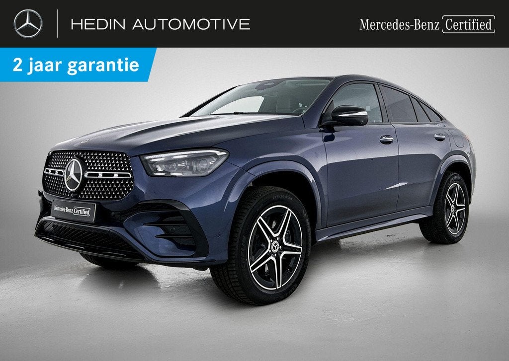 Mercedes-Benz GLE-klasse 350 DE 4MATIC Coupé AMG Line Night, 197 pk, Gebruikt, Blauw, 31 kWh