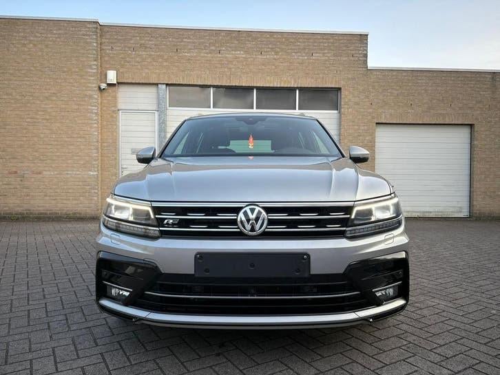 VW Tiguan 3X R Line | 12 M Garantie | 76 dkm | Diesel | 2017, Auto's, Automaat, Monovolume, 149 g/km, Leder