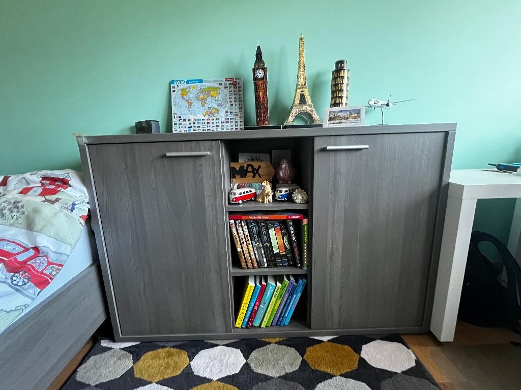Commode Luca grise intemporelle (pour bébé et adolescent), Enlèvement, Utilisé, Commode