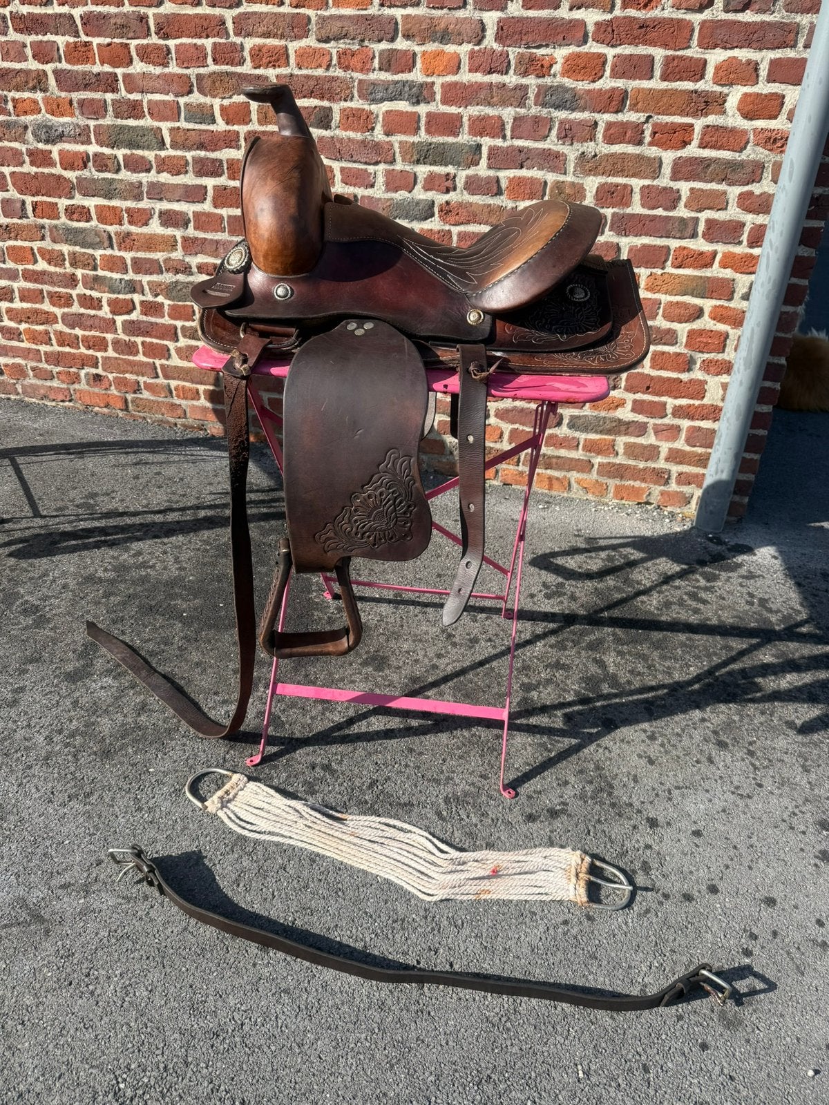 Selle western Barnes 16 us adulte, Enlèvement ou Envoi, Comme neuf