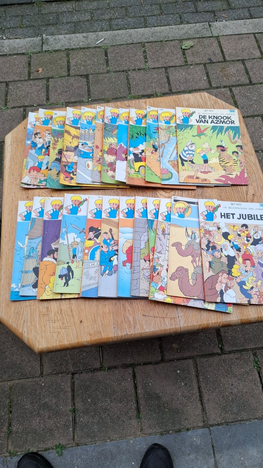 strips jommeke, Boeken, Ophalen