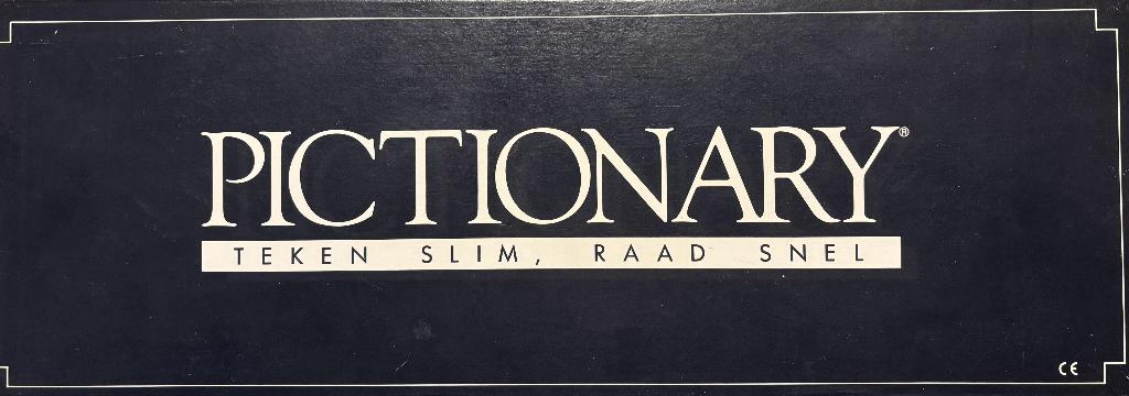 Pictionary, Hobby en Vrije tijd, Gezelschapsspellen | Bordspellen, Nieuw, Ophalen of Verzenden