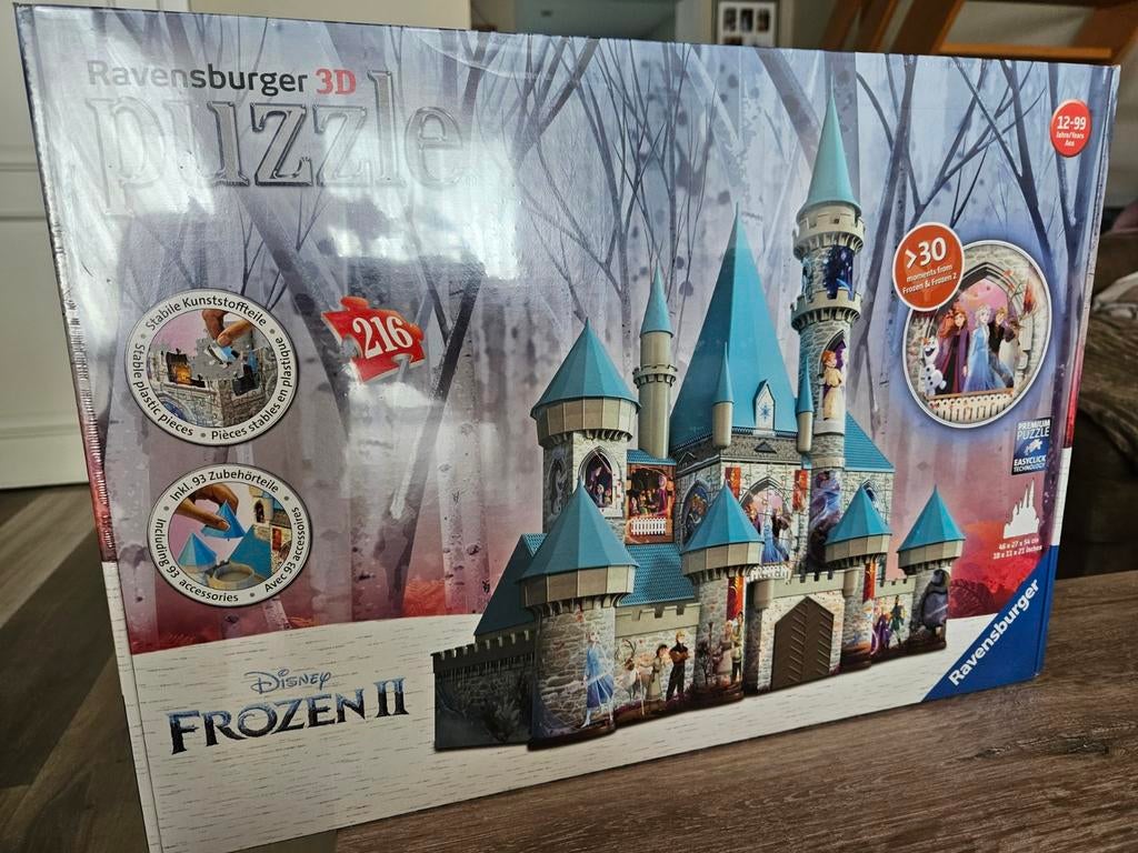 3D puzzel frozen 2, Ophalen