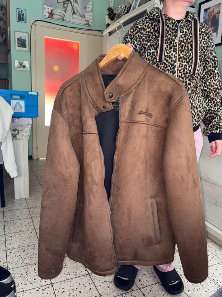 Une veste en daim poir homme taille xl, Enlèvement ou Envoi, Comme neuf