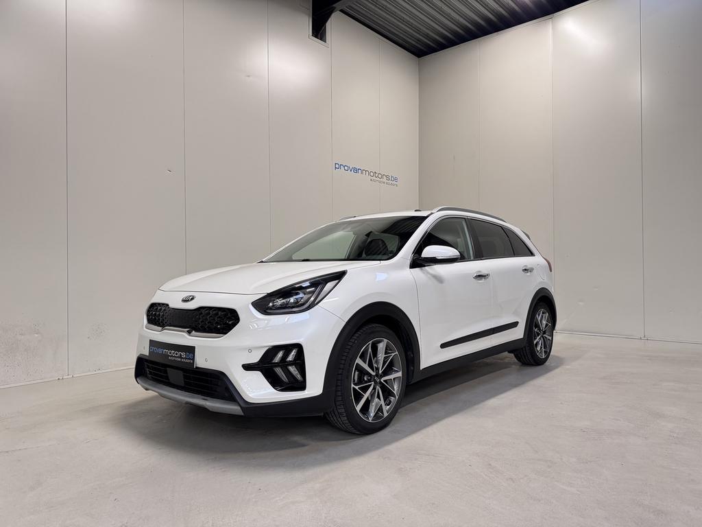 Kia Niro 1.6 Hybride Autom. - GPS - Leder -Topstaat! 1Ste E, Auto's, Kia, Euro 6, 0 kg, Wit, https://public.car-pass.be/vhr/3aba3f19-ca5d-4f81-8a50-3ede331542ec