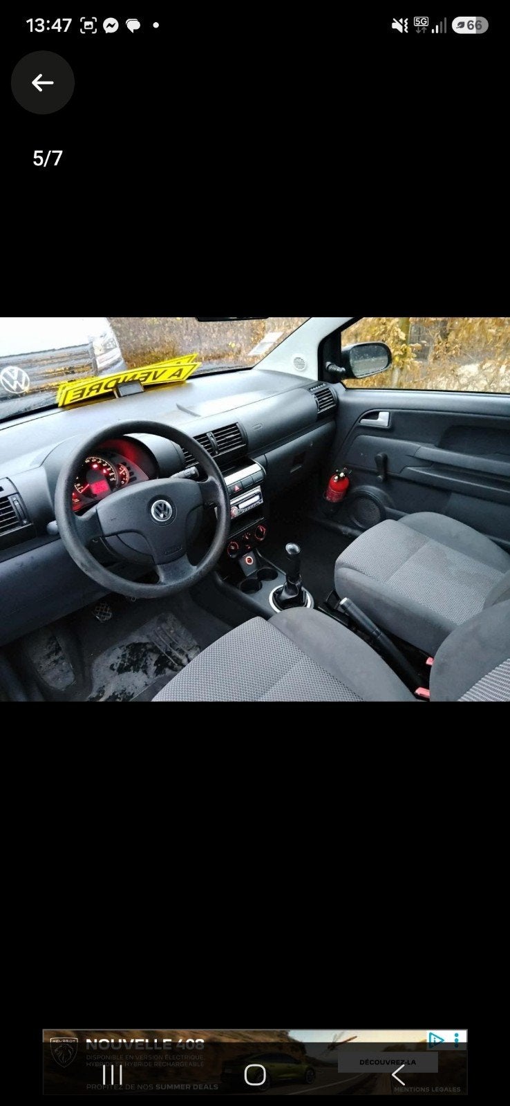 vw fox 2007 prête a immatriculer