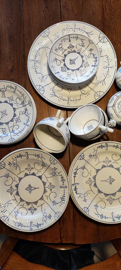 Boch Copenhague foute servies, eet- en koffieservies 6pers, Antiek en Kunst, Ophalen of Verzenden