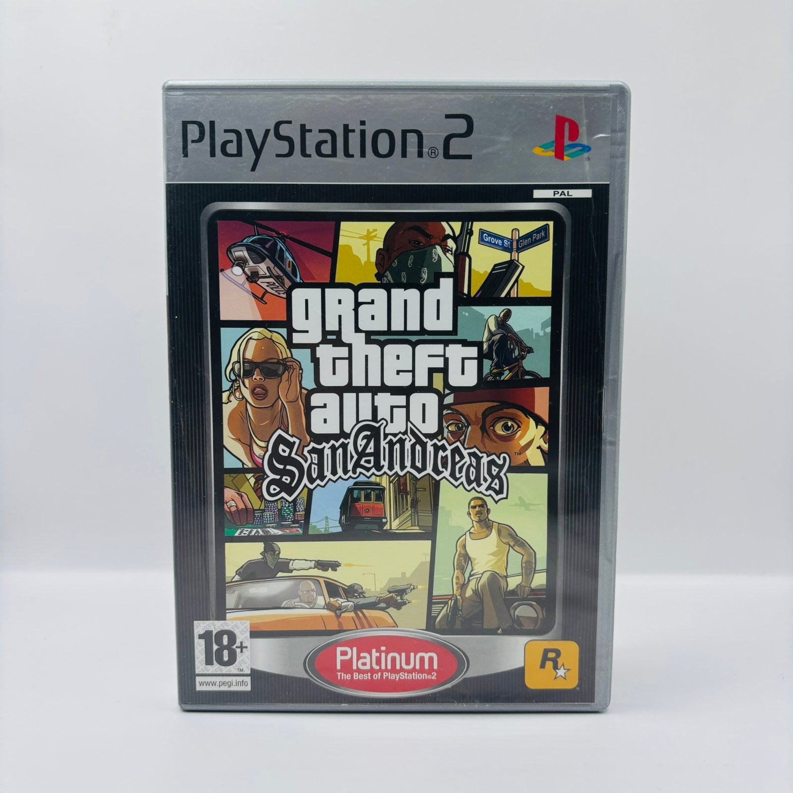 GTA San Andreas PlayStation 2, Games en Spelcomputers, Games | Sony PlayStation 2, Ophalen of Verzenden, Zo goed als nieuw, Role Playing Game (Rpg)
