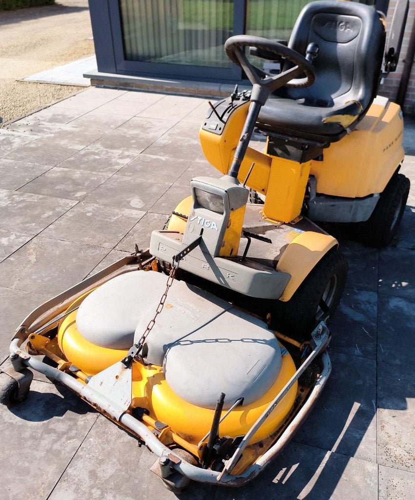 Stiga frontmaaier - diesel - voor onderdelen, Stiga, Enlèvement, Utilisé, 90 à 120 cm