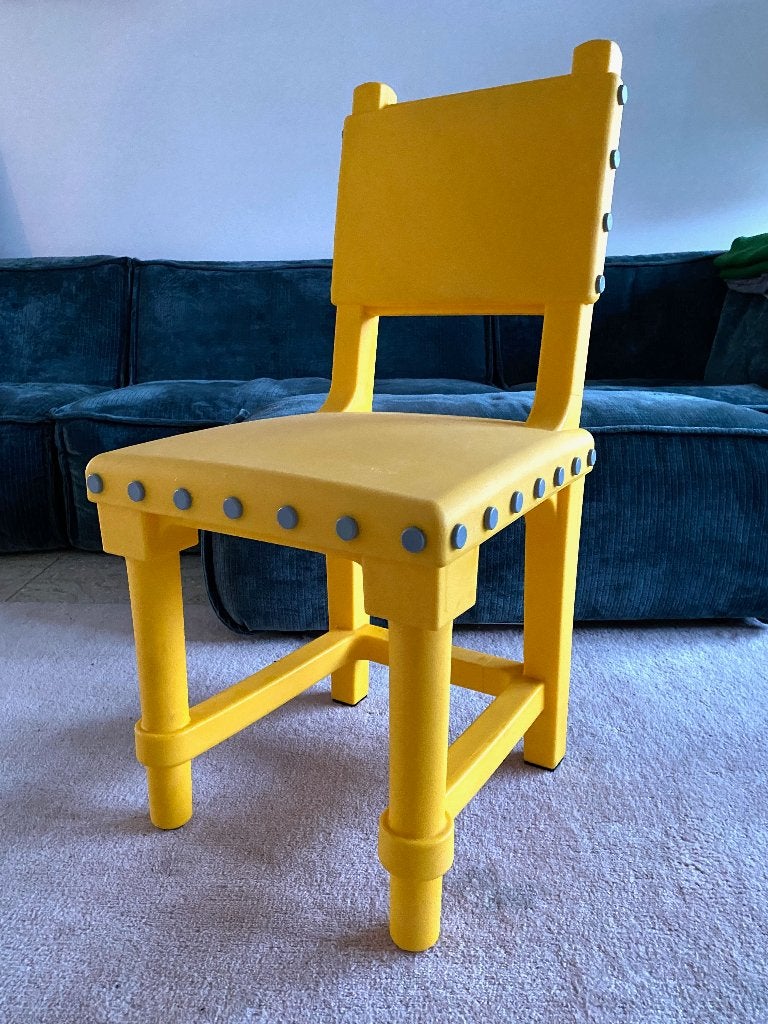 Moooi Gothic Chair geel yellow dutch design by Studio Job, Huis en Inrichting, Stoelen, Ophalen, Kunststof, Gebruikt, Overige kleuren
