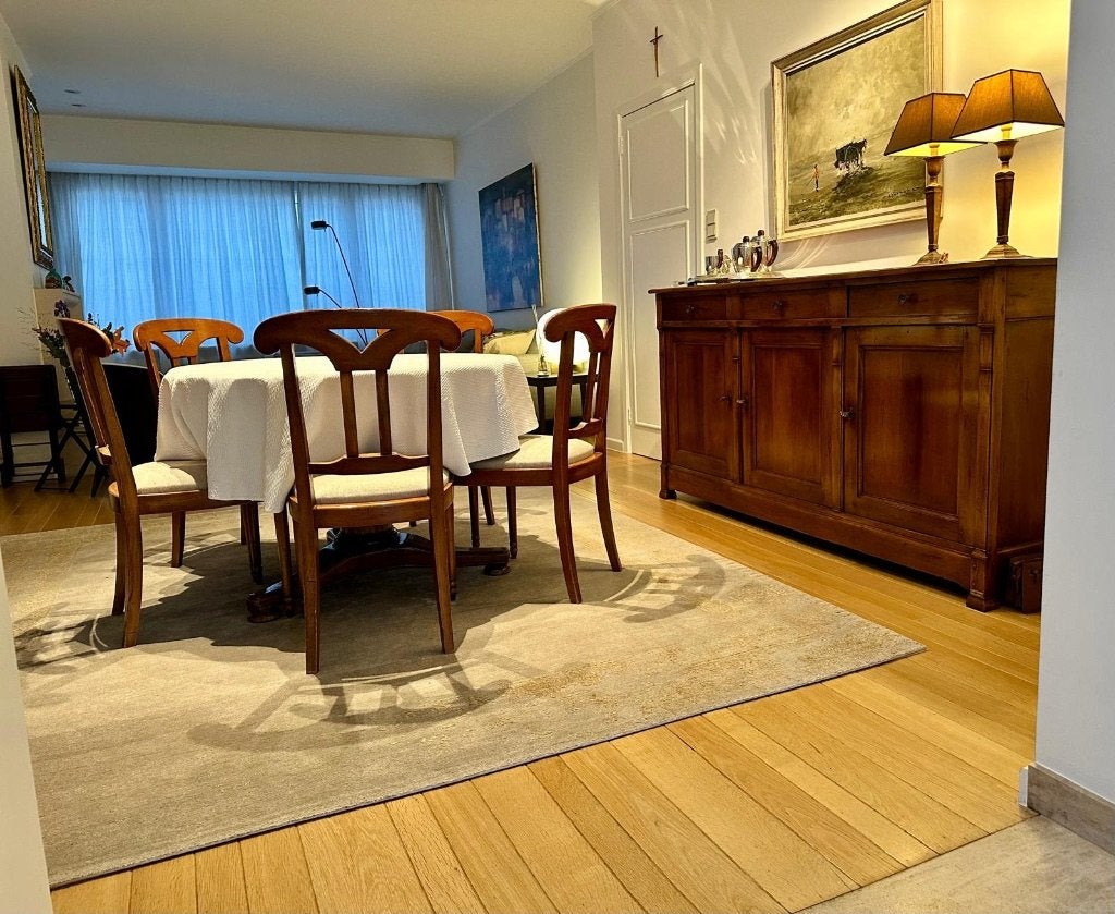 Eetkamer, Huis en Inrichting, Ophalen, Franse stijl in kerselaar, Zo goed als nieuw, 4 tot 6 stoelen