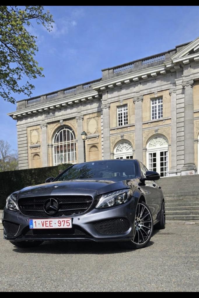 Mercedes C180 AMG Line | Boîte auto, Autos, Cuir, Argent ou Gris, Achat, Euro 6
