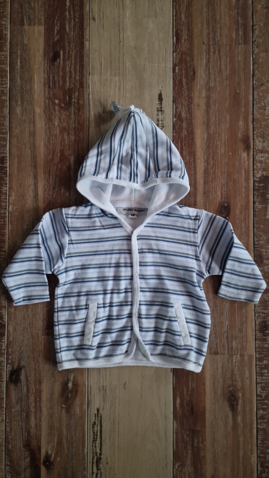 Gilet à capuche Pure Basic 6 mois, Ophalen of Verzenden, Zo goed als nieuw, Pure Basic, Truitje of Vestje