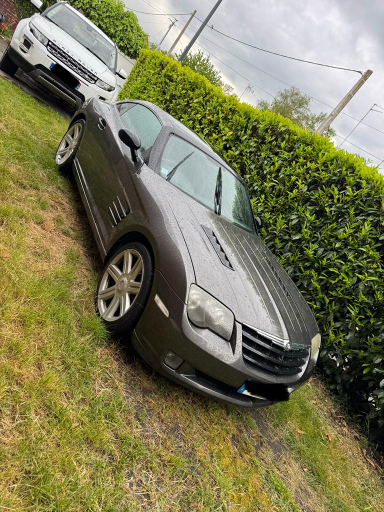 Chrysler Crossfire RHD, Autos, Cuir, Argent ou Gris, Achat, Boîte manuelle