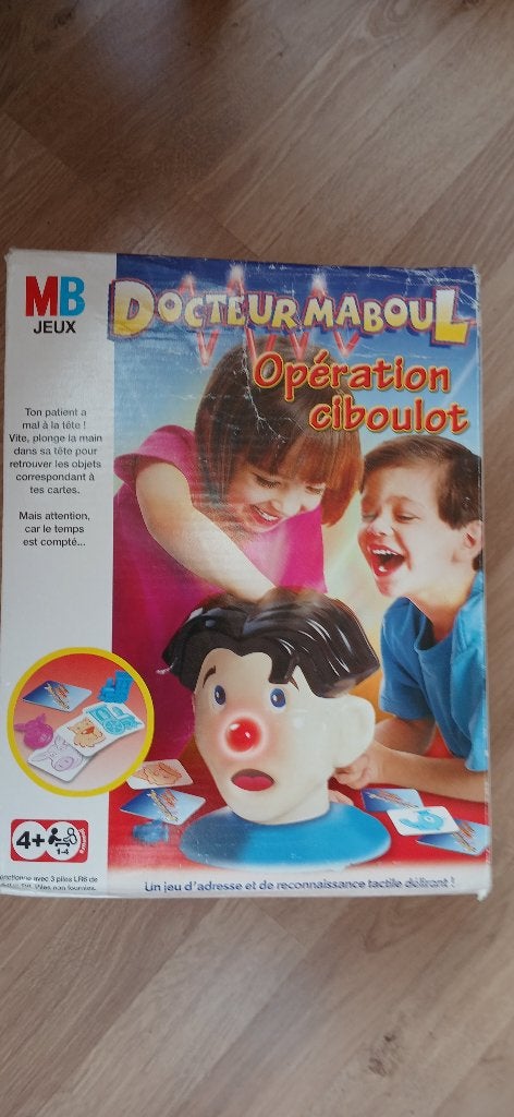 Docteur Maboul ,opération ciboulot, Trois ou quatre joueurs, Enlèvement, Utilisé