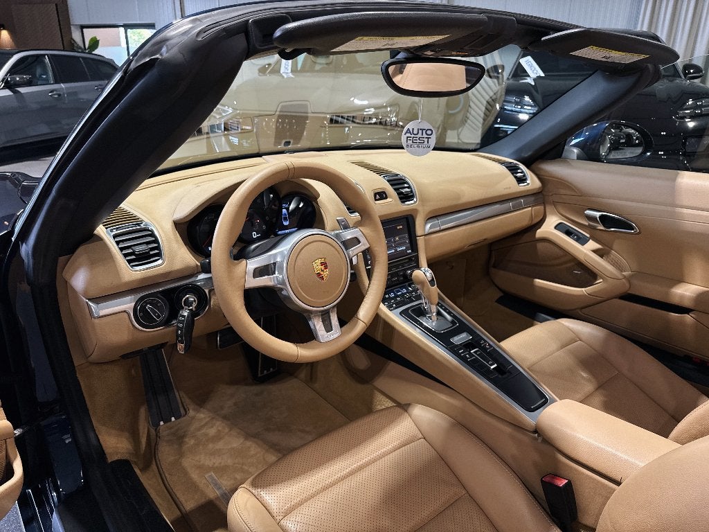 Porsche Boxster 2.7i PDK, Auto's, Porsche, Automaat, Achterwielaandrijving, Cabriolet, Blauw