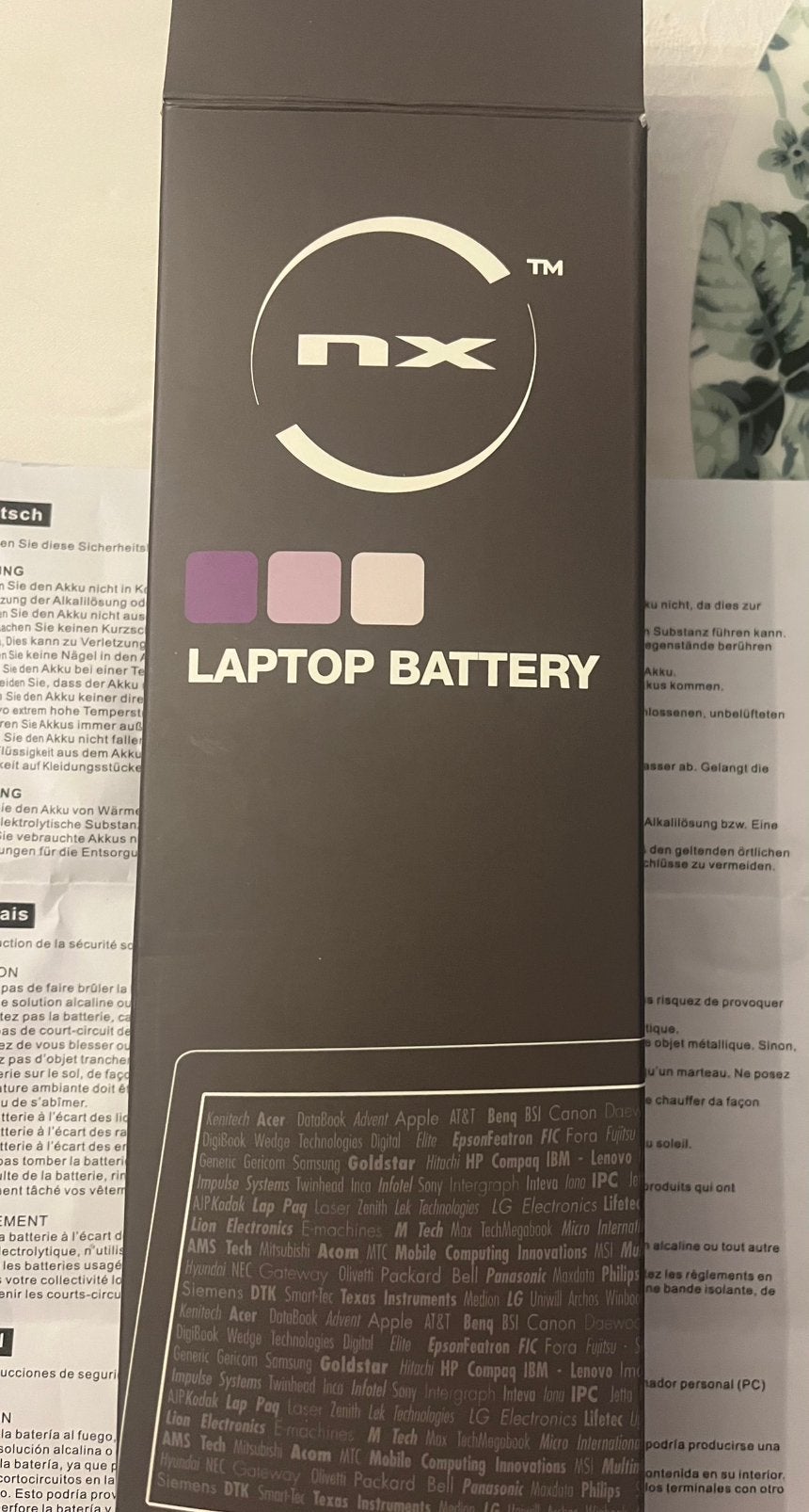 Laptop battery neuve dans emballage, Informatique & Logiciels, Ordinateurs de bureau, Enlèvement ou Envoi, Neuf